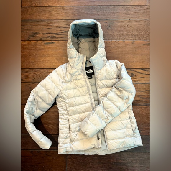 The North Face Jackets & Blazers - The north face silver jacket Aconcagua hoodie